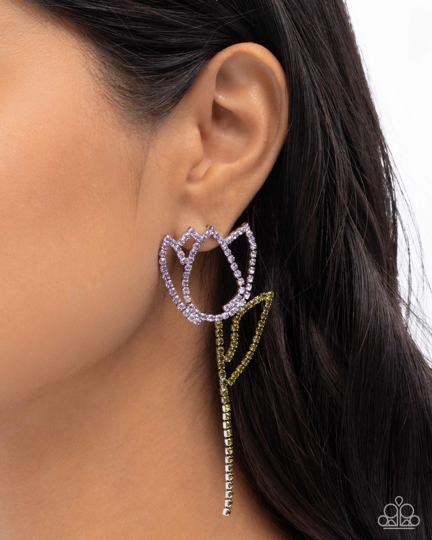 A Finishing Touch Tulip Transcendence - Purple Earrings