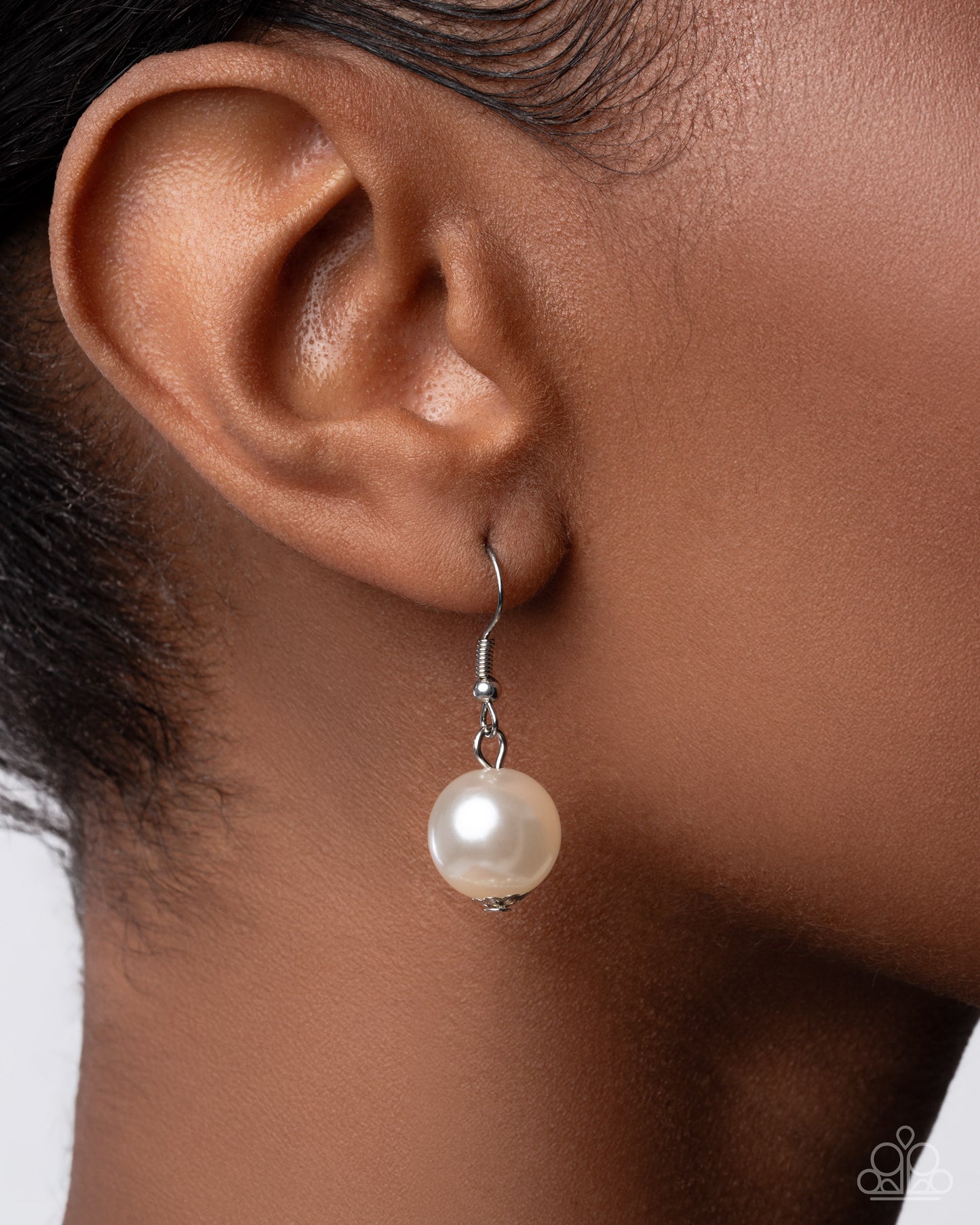 A Finishing Touch Sophisticated to the Max - White Necklace