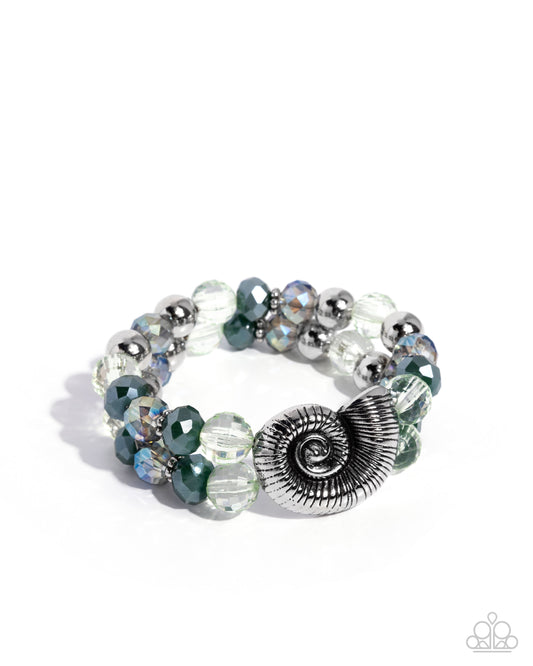 A Finishing Touch Snail Shimmer - Green Bracelet
