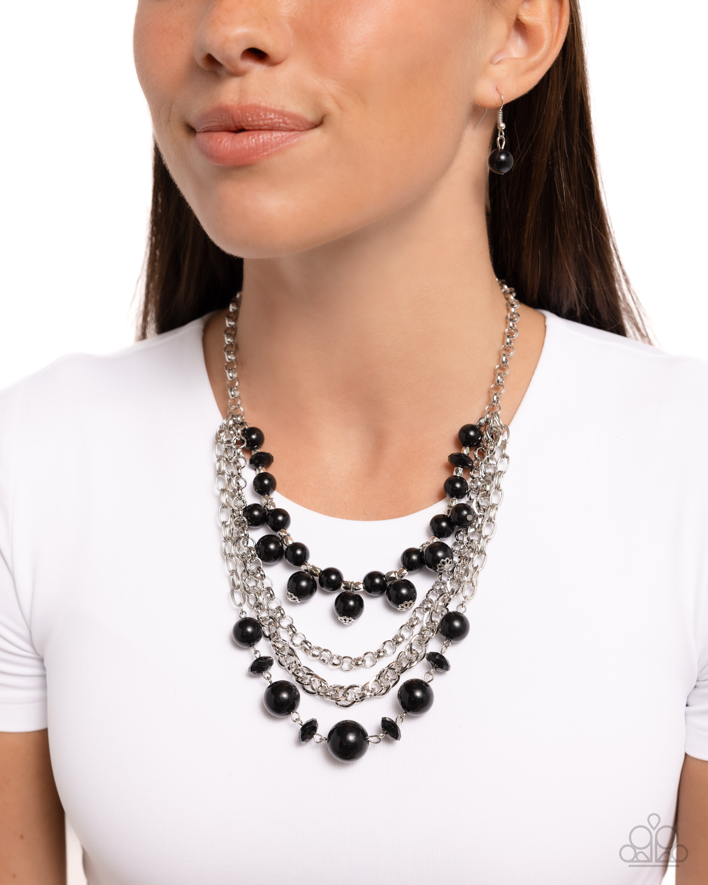 A Finishing Touch Rockin Rockette - Black Necklace
