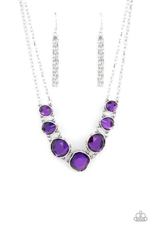 Paparazzi Absolute Admiration - Purple Necklace