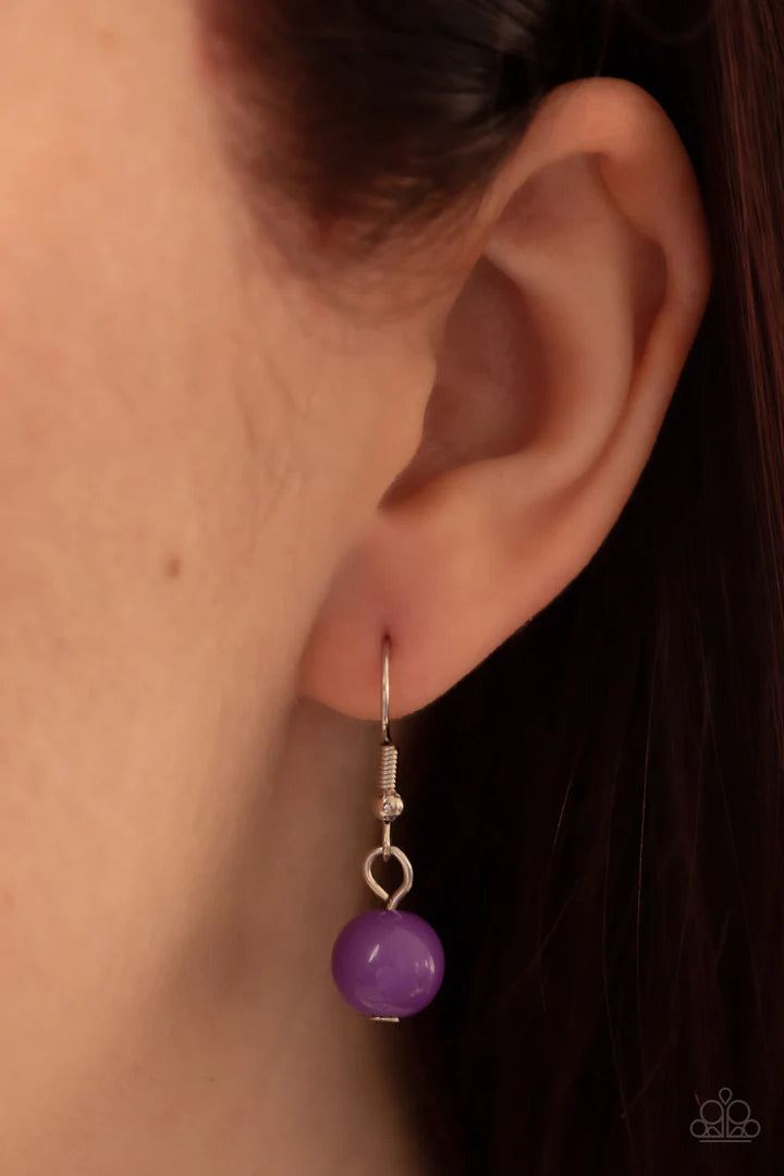 A Finishing Touch Very Valley Girl - Purple Necklace