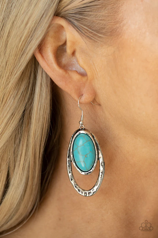 A Finishing Touch Pasture Paradise - Blue Earrings
