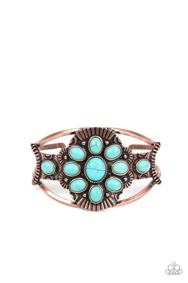 Copper Bracelets for Women - Paparazzi Wistfully Western Paparazzi jewelry image