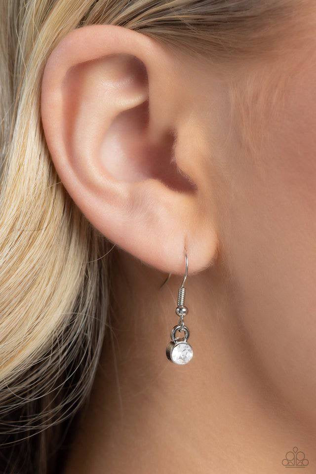 A Finishing Touch INITIALLY Yours - T - White Necklace