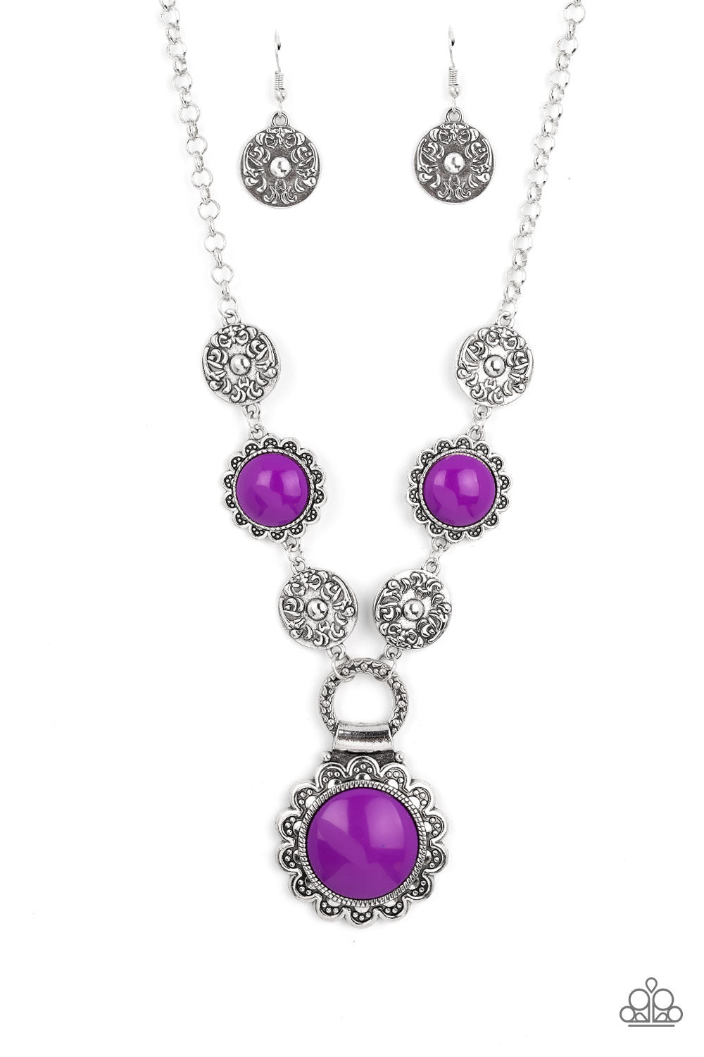 Paparazzi Poppy Persuasion - Purple Necklace