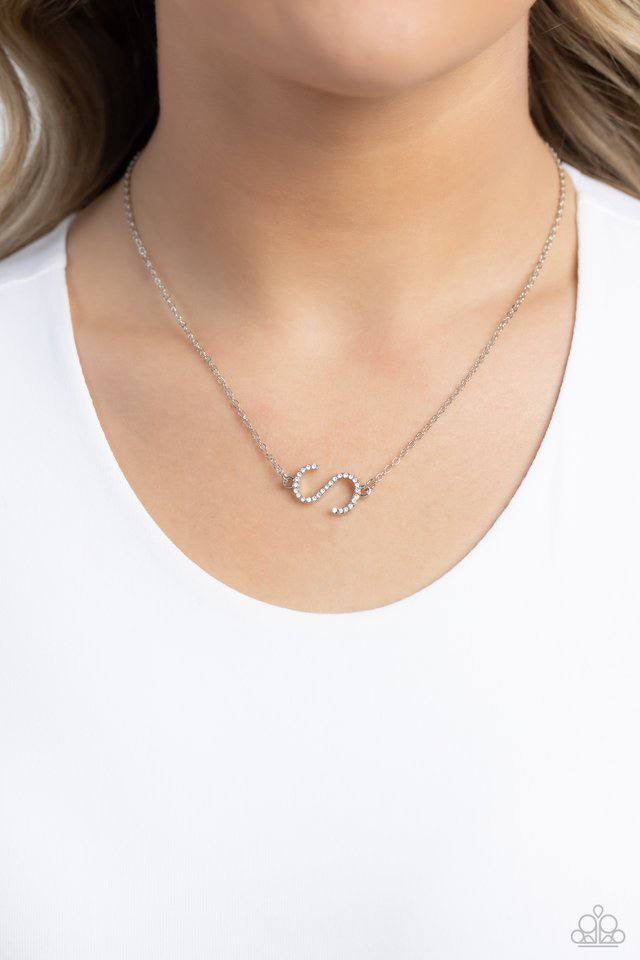 Innitcially A Finishing Touch INITIALLY Yours - S - White Necklace – A Finishing ...