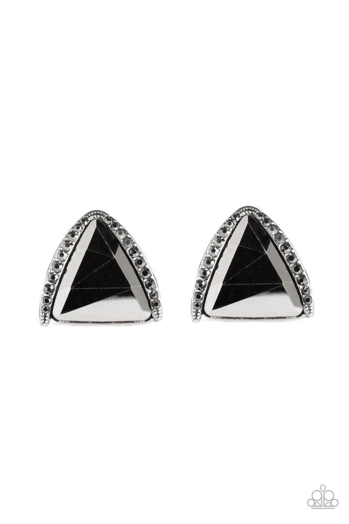 Paparazzi Exalted Elegance - Silver Post Earring Paparazzi Jewelry Images 