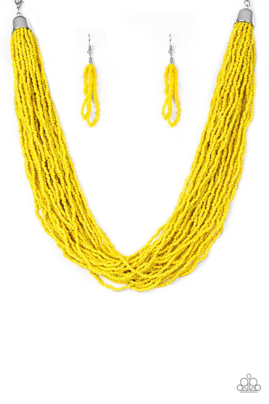 Paparazzi The Show Must Congo On! - Yellow Necklace