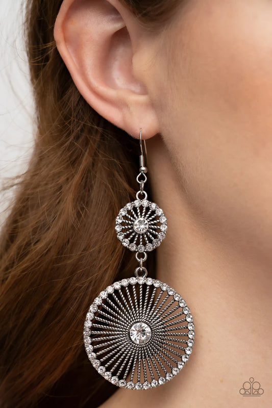A Finishing Touch Bring Down The Wheelhouse - White Earring