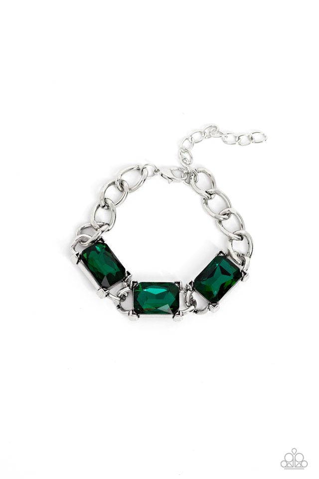 Paparazzi Radiating Review  Green Necklace & Dazzling Debut - Green Bracelet 2 Piece Set