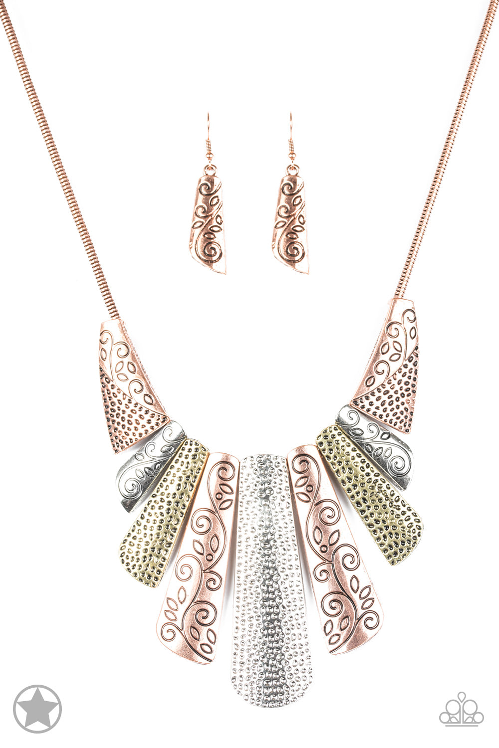 Paparazzi Untamed Multi Necklace - A Finishing Touch 