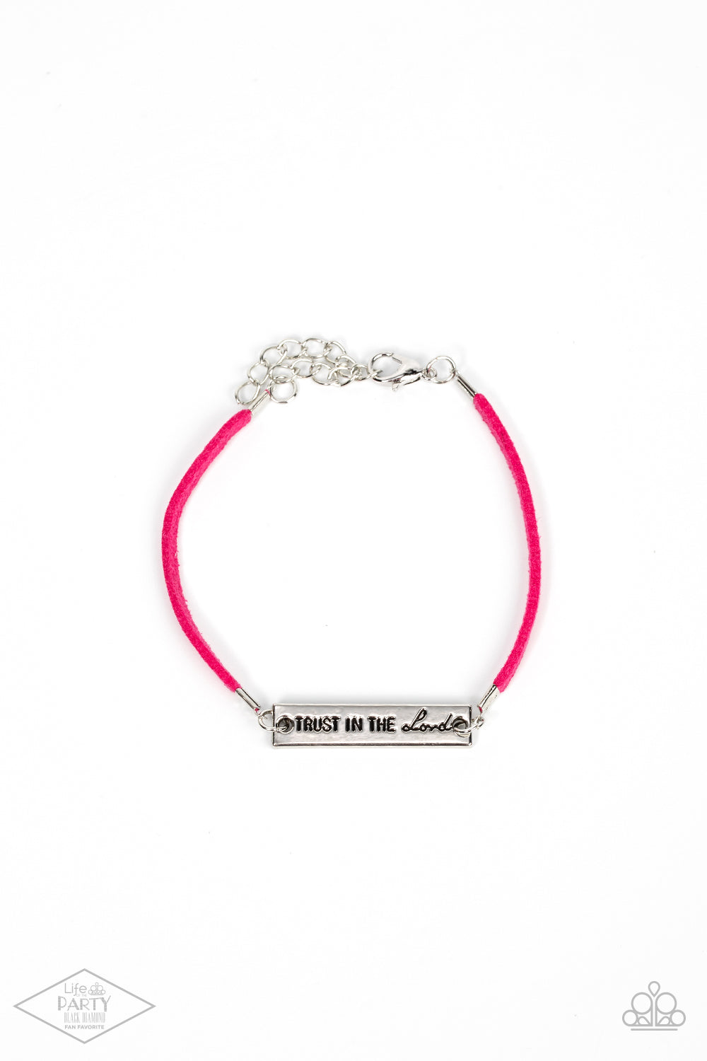 Paparazzi Have Faith - Pink Bracelet - A Finishing Touch Jewelry