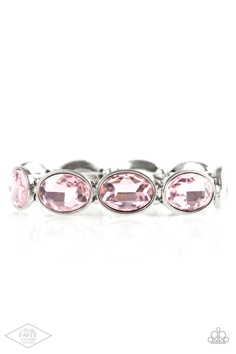Paparazzi DIVA In Disguise - Pink Bracelet - Life of the Party Black Diamond - A Finishing Touch Jewelry