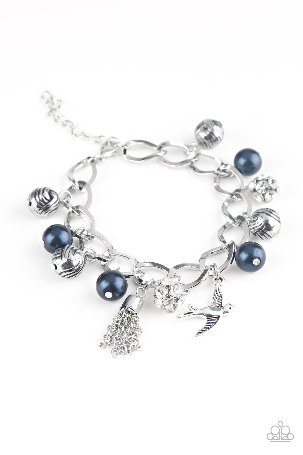 Copy of Paparazzi Lady Love Dove - Blue Pearls Bracelet - A Finishing Touch Jewelry