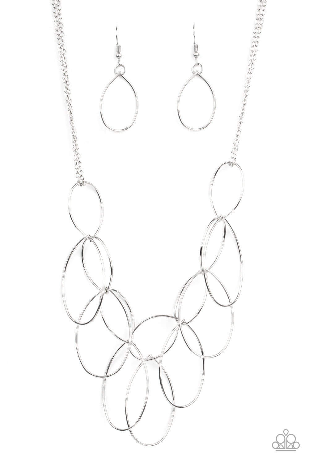 Paparazzi Top-TEAR Fashion - Silver Necklace - A Finishing Touch 