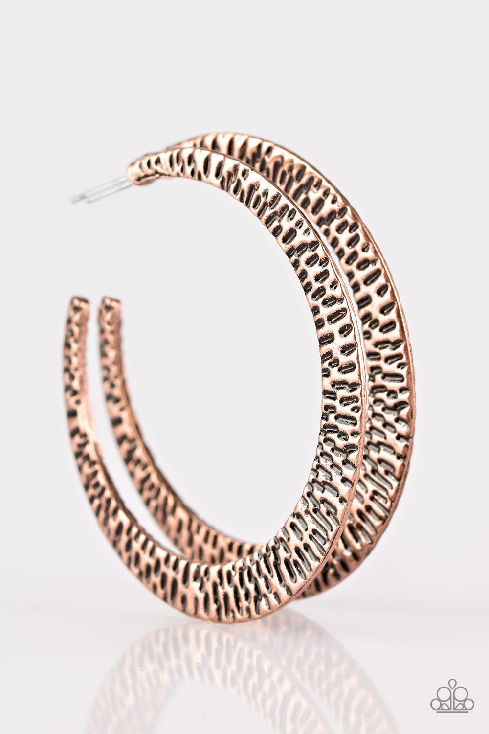 Paparazzi BEAST Friends Forever - Copper Hoop Earrings - A Finishing Touch 