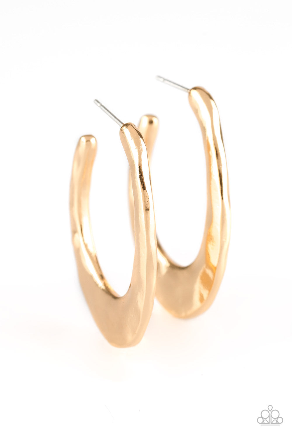 Paparazzi HOOP Me Up - Gold Hoop Earrings - A Finishing Touch 