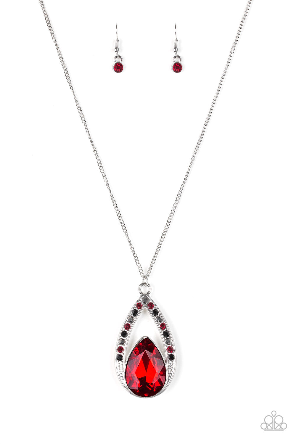 Paparazzi Notorious Noble - Multi Pendant Necklace - A Finishing Touch 