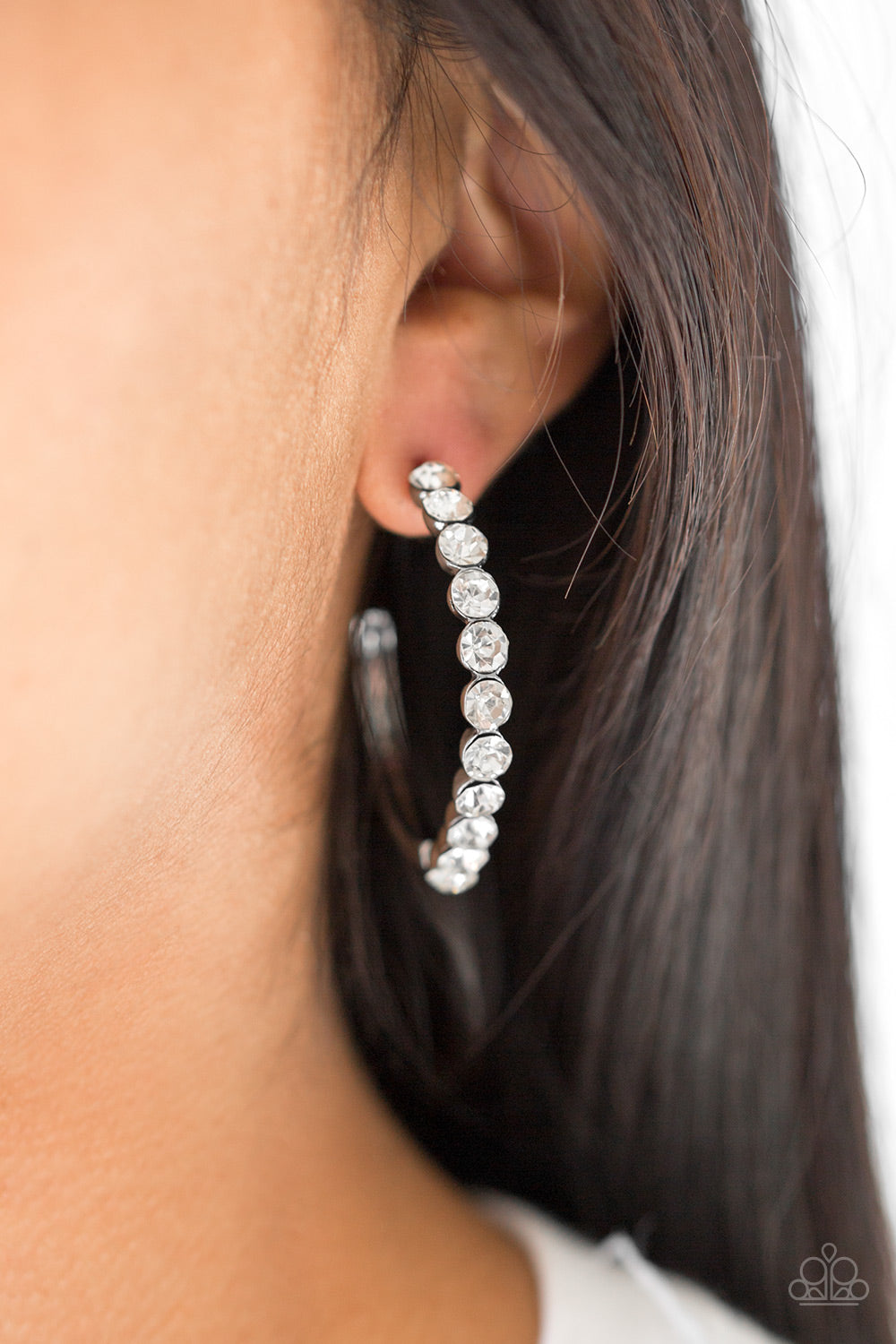 Paparazzi My Kind Of Shine - Black Earrings - A Finishing Touch 