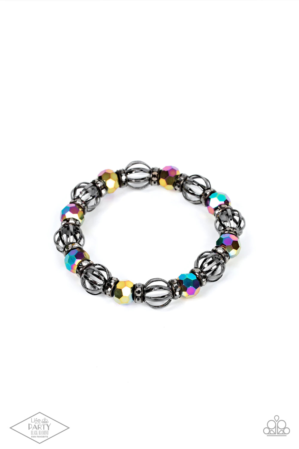 Paparazzi Metro Squad - Multi Bracelet - Life of the Party Exclusive - A Finishing Touch Jewelry