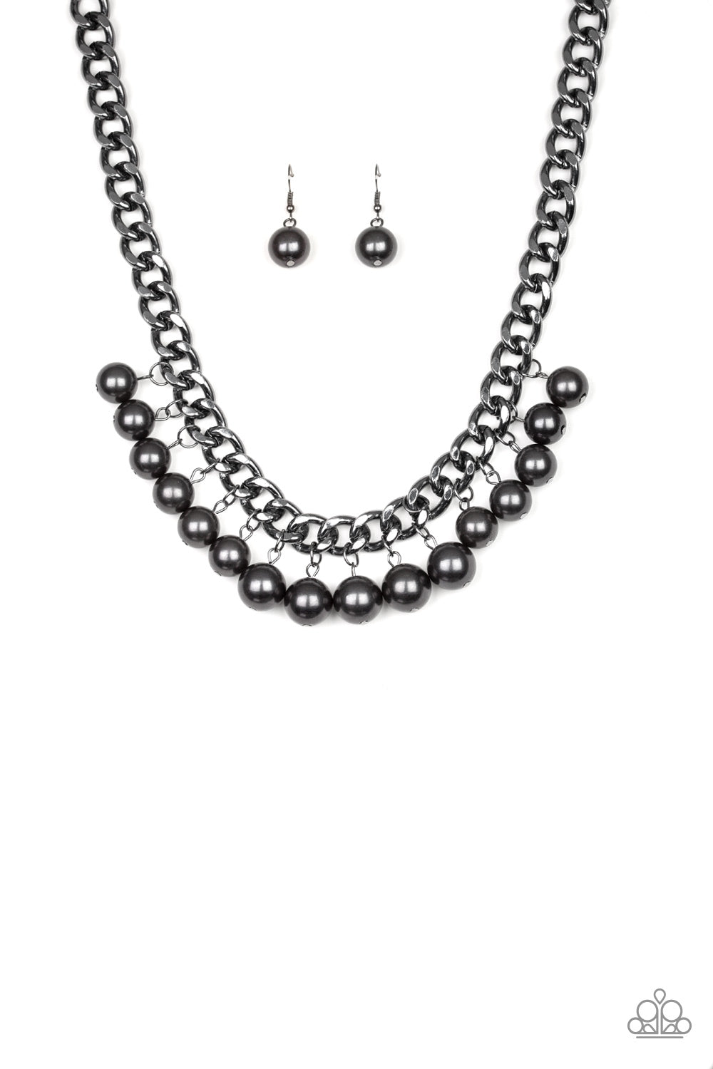 Paparazzi Get Off My Runway - Black Necklace - A Finishing Touch Jewelry