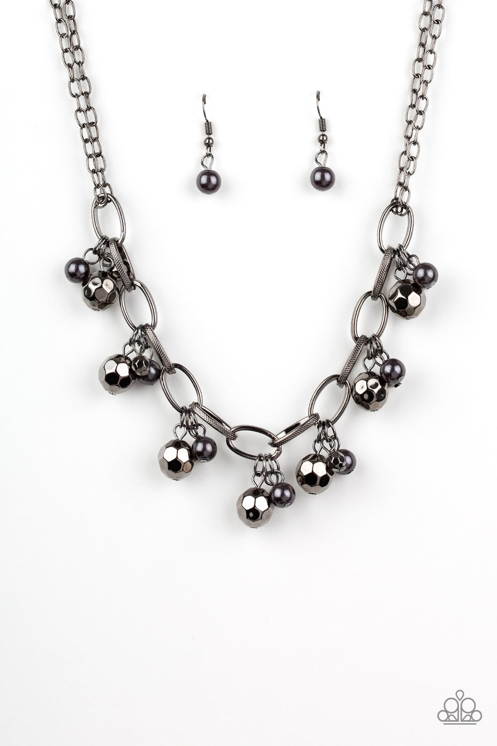 Paparazzi Malibu Movement - Black Necklace - A Finishing Touch Jewelry