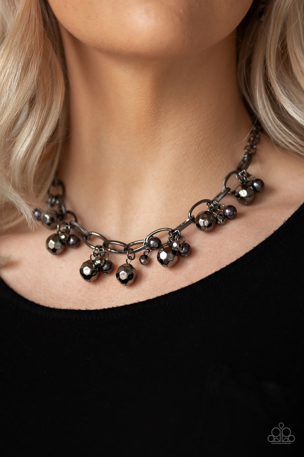 Paparazzi Malibu Movement - Black Necklace - A Finishing Touch Jewelry