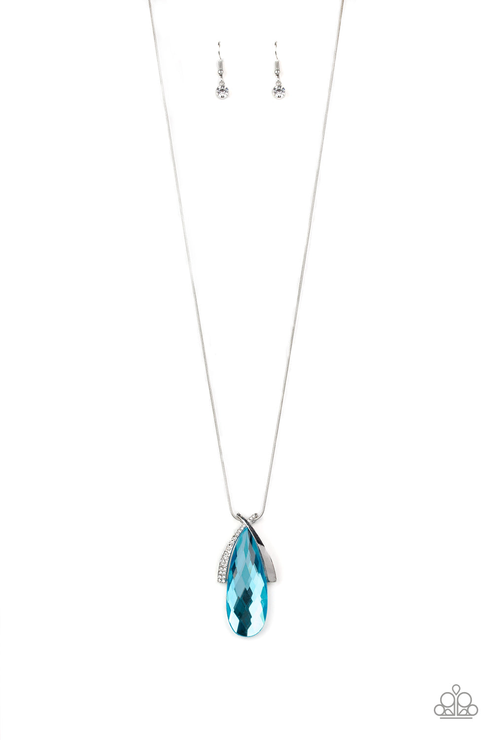 Paparazzi Stellar Sophistication - Blue Necklace - A Finishing Touch Jewelry