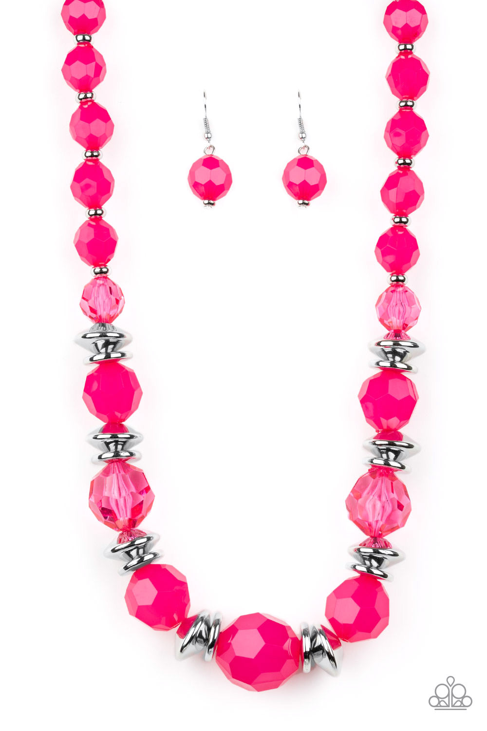 Paparazzi Dine and Dash - Pink Necklace - A Finishing Touch Jewelry