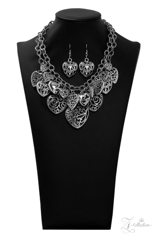 Paparazzi Cherish 2019 Zi Collection Silver Necklace - A Finishing Touch 