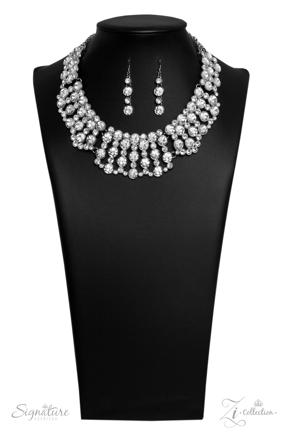 Paparazzi The Heather - 2019 Zi Collection White Necklace - A Finishing Touch 