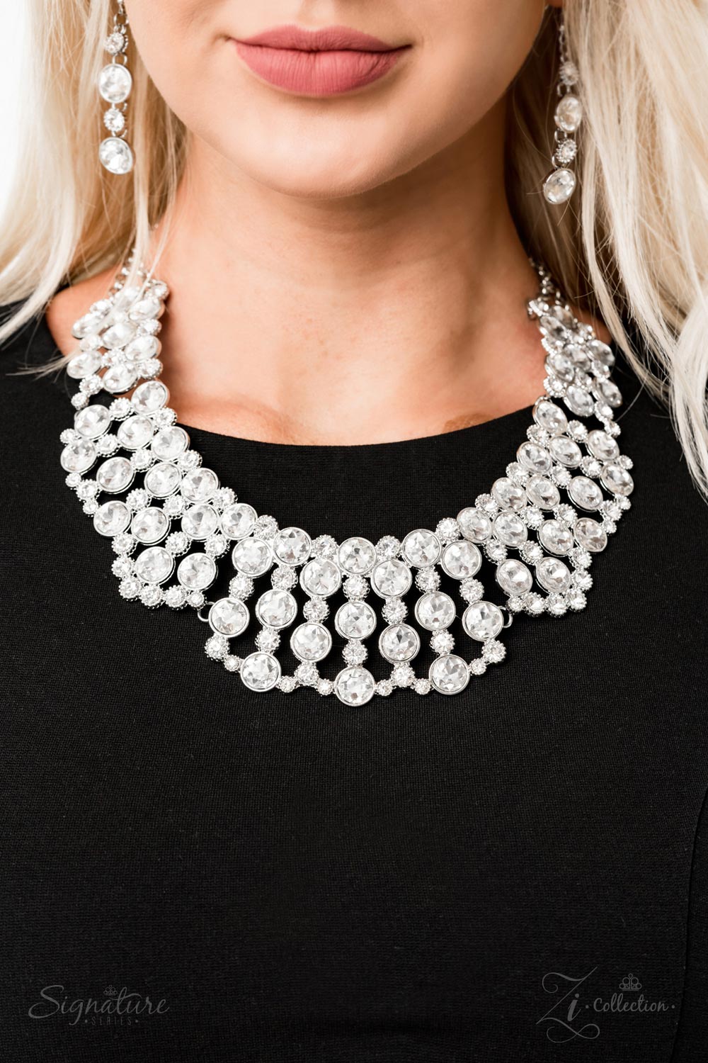 Paparazzi The Heather - 2019 Zi Collection White Necklace - A Finishing Touch 