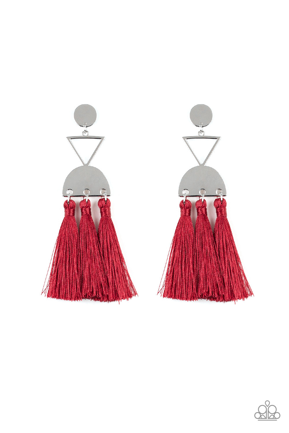 Paparazzi Tassel Trippin - Red - A Finishing Touch 