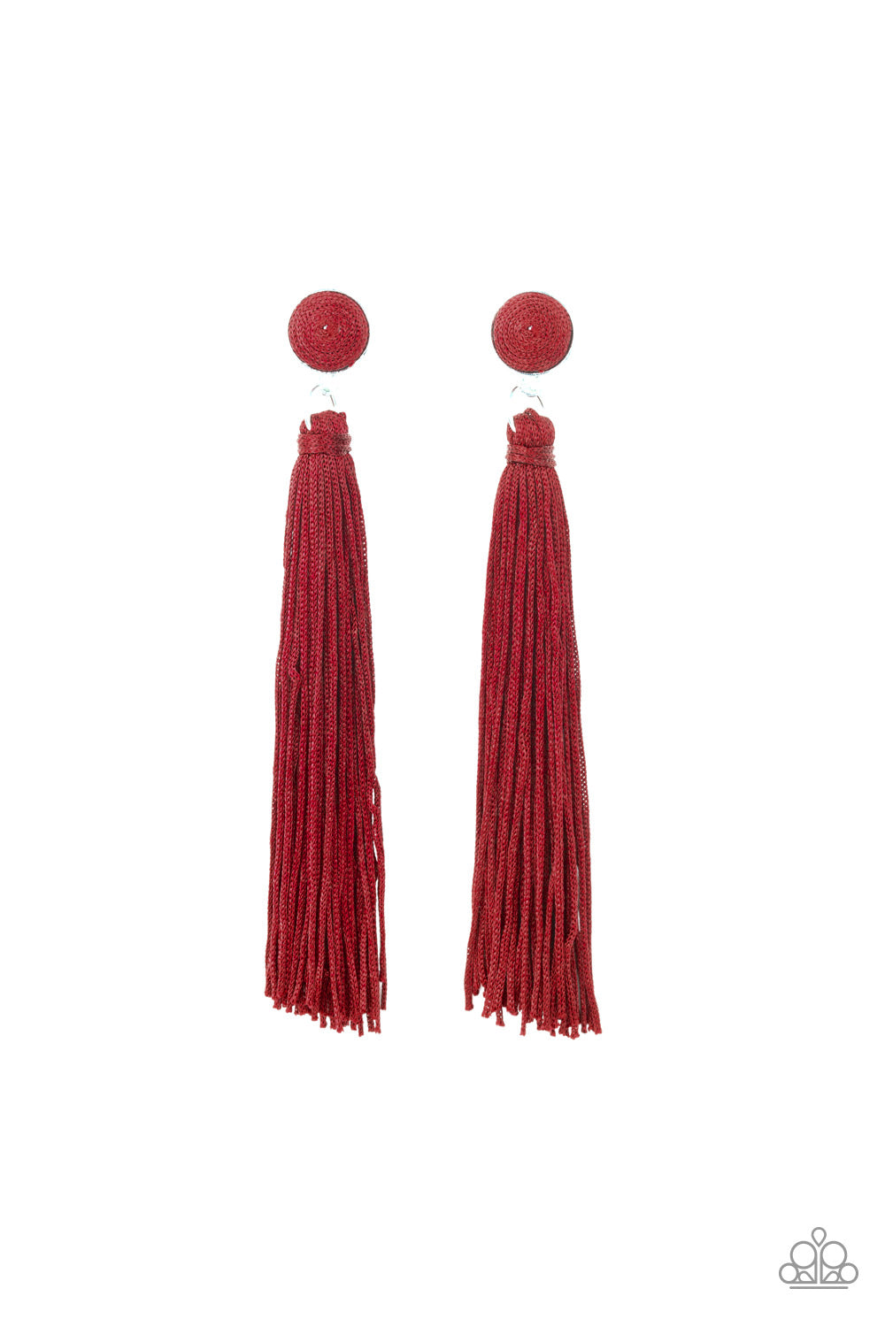 Paparazzi Tightrope Tassel - Red - A Finishing Touch 