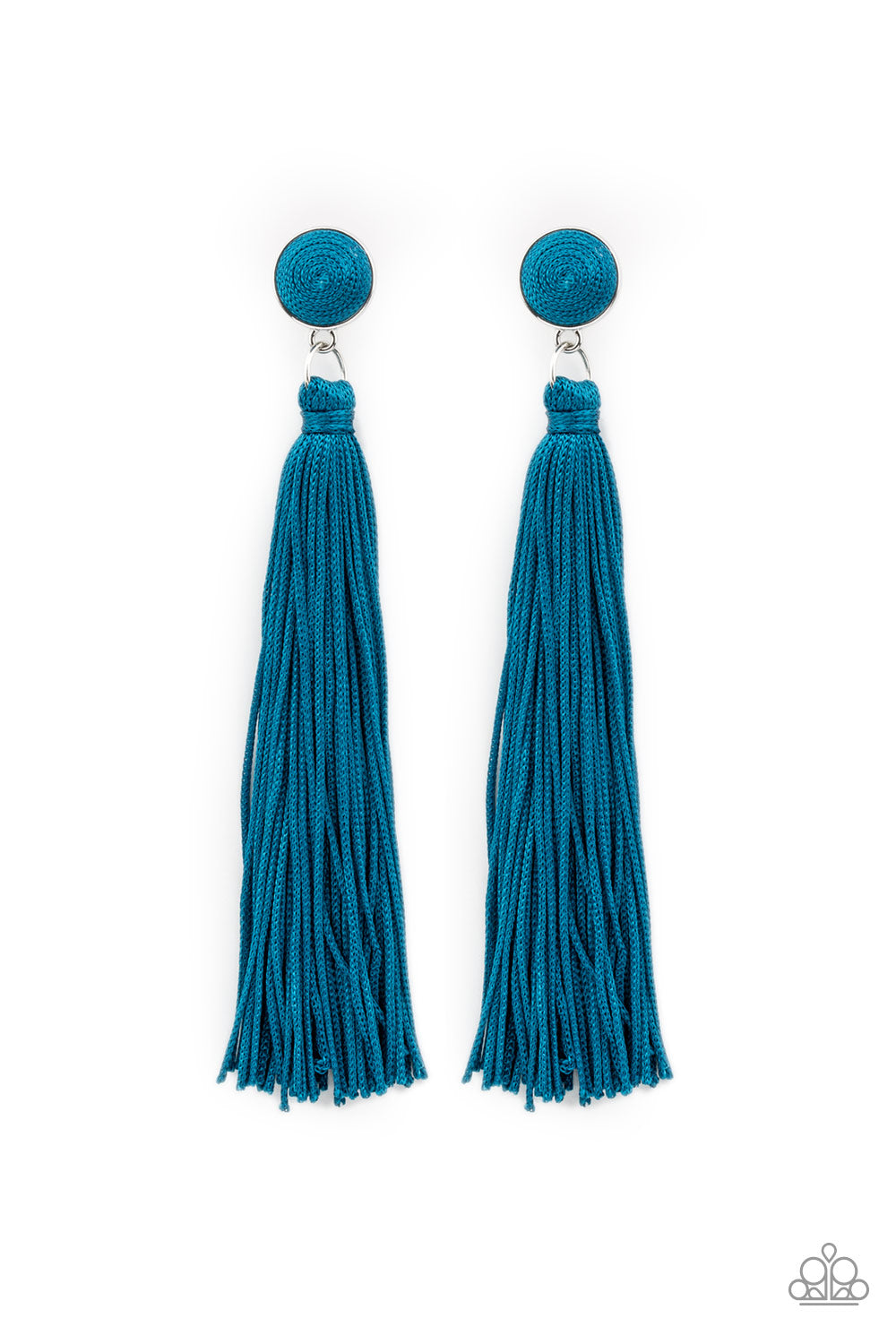 Paparazzi Tightrope Tassel - Blue - A Finishing Touch 