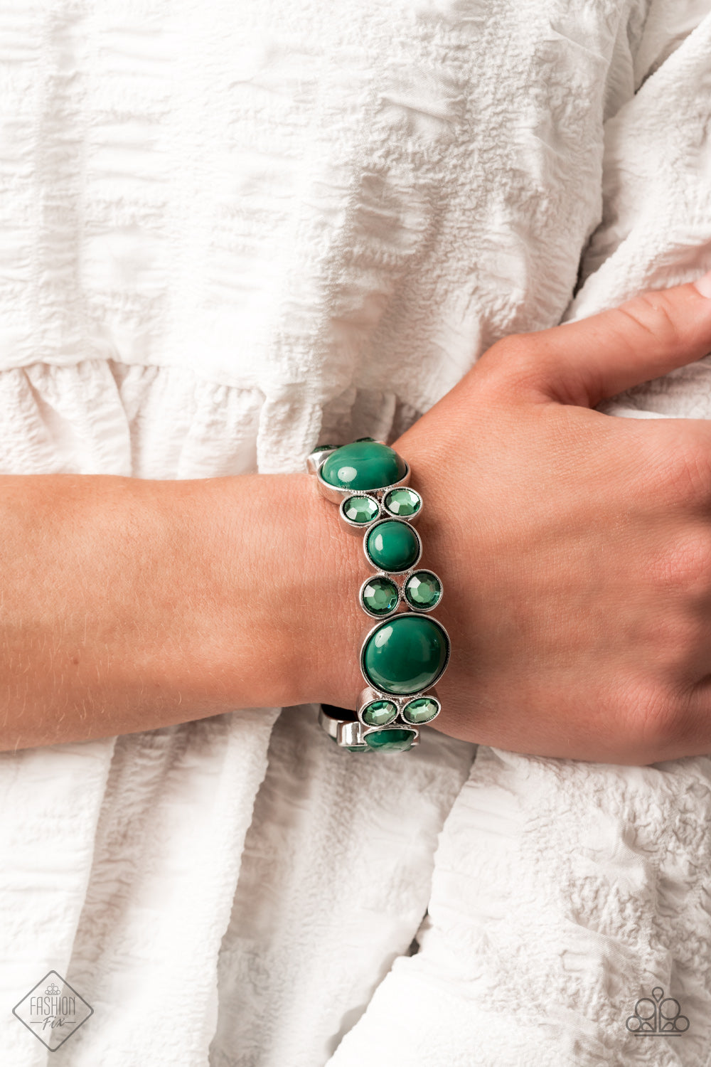 Green Jewelry - Glimpses of Malibu - September's Fashion Fix 2020  Paparazzi jewelry image