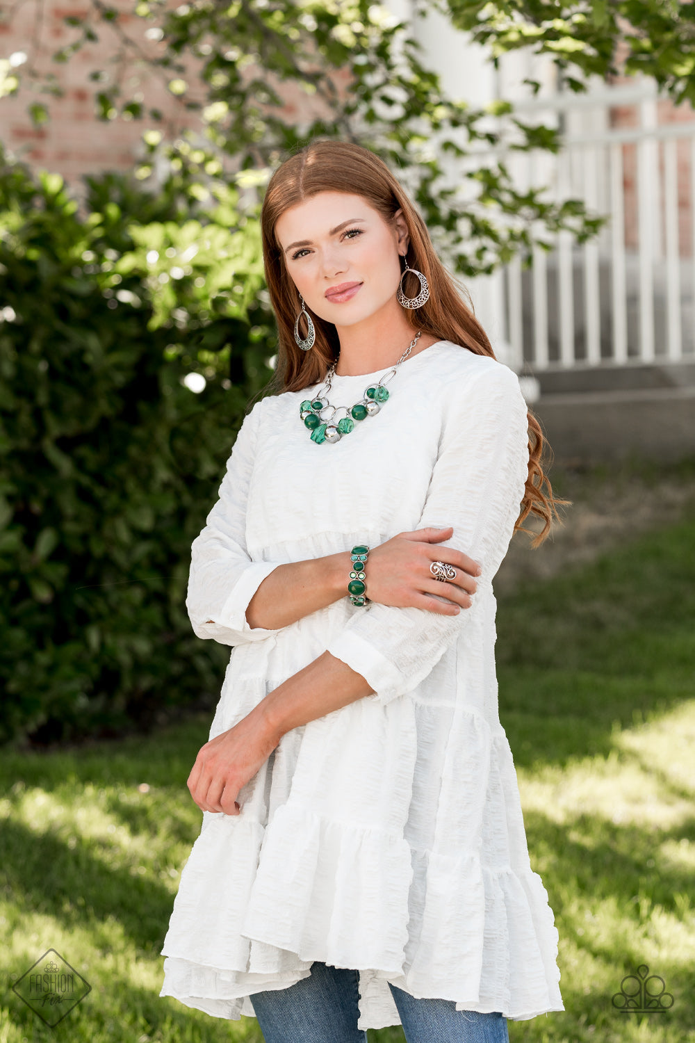 Green Jewelry - Glimpses of Malibu - September's Fashion Fix 2020  Paparazzi jewelry image