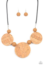 Paparazzi Pop The Cork - Brown  Necklace