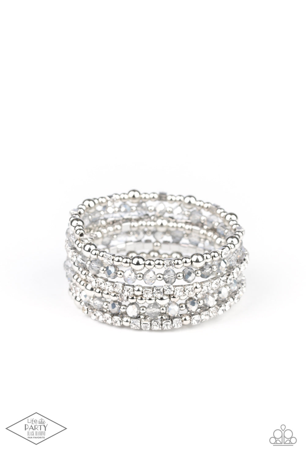 Paparazzi ♥ Casually Couture - Silver ♥ Bracelet