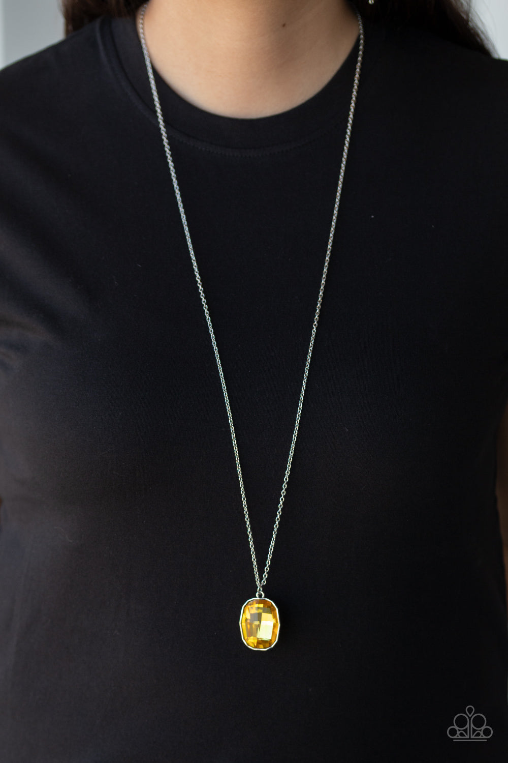 Paparazzi Imperfect Iridescence - Yellow Necklace - A Finishing Touch 