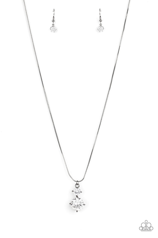 Paparazzi Top Dollar Diva Necklace - February 2021 Life Of The Party Exclusive - A Finishing Touch 