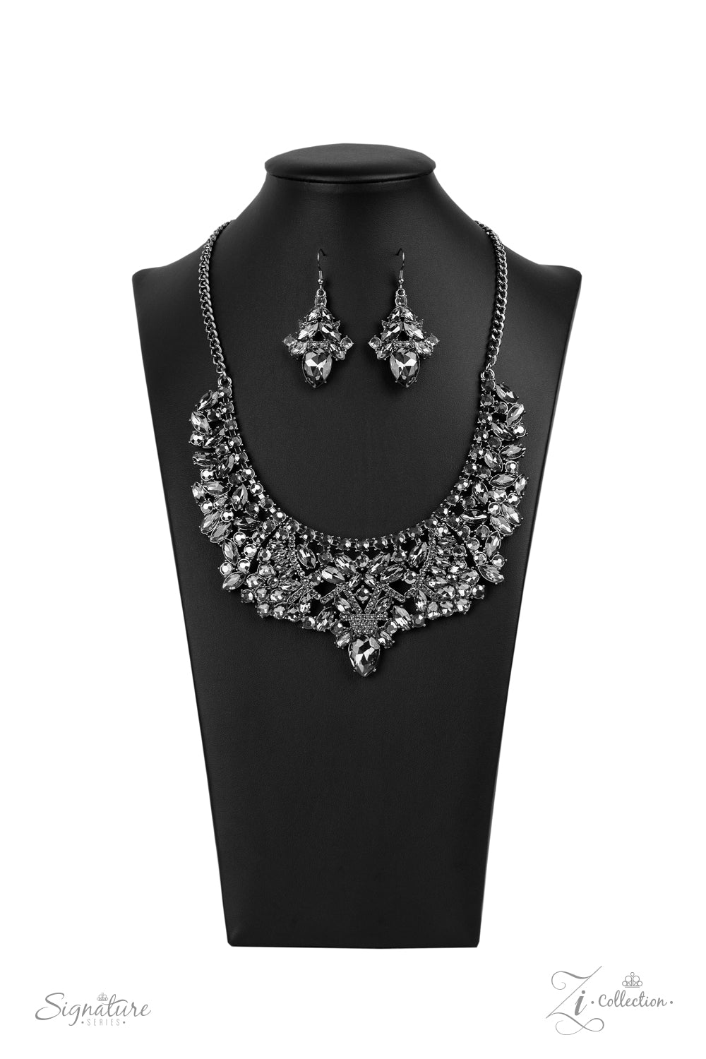 Paparazzi The Tina - 2020 Zi Collection Hematite Necklace - A Finishing Touch 