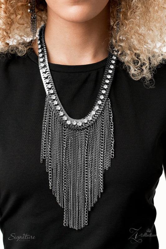 Paparazzi The Alex - 2020 Zi Collection Gunmetal Necklace - A Finishing Touch 