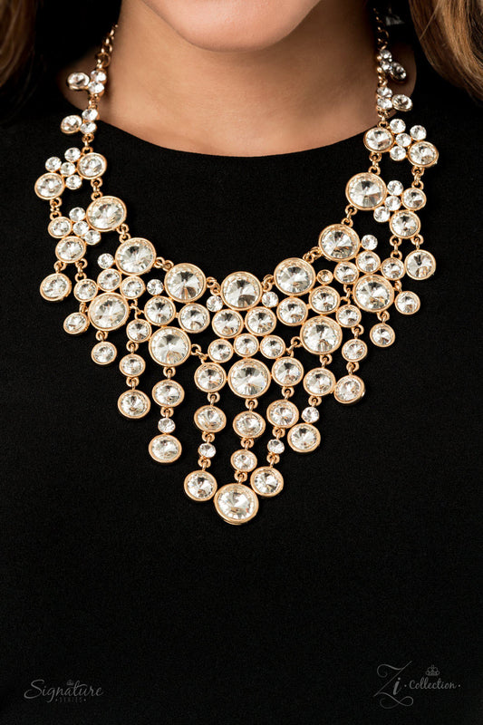Paparazzi The Rosa - 2020 Zi Collection White Necklace - A Finishing Touch