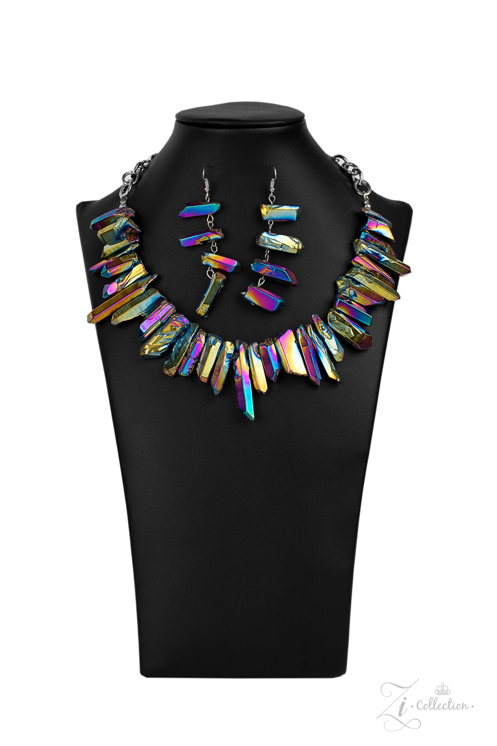 Paparazzi Charismatic 2020 Zi Collection - Oil Spill Necklace Paparazzi Jewelry Images