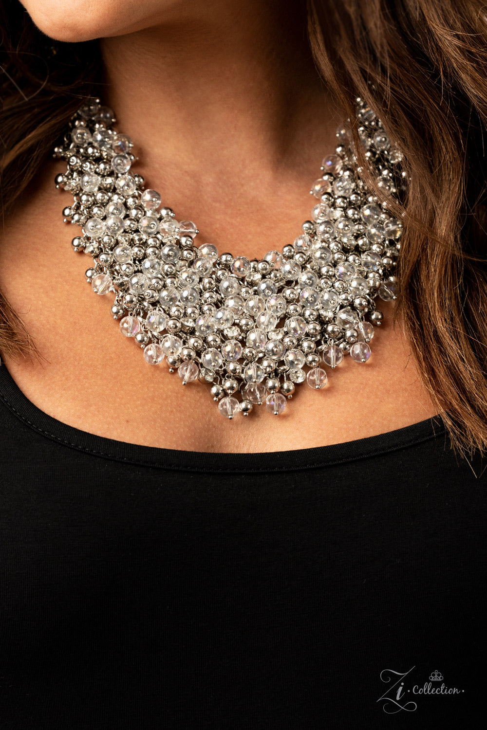 Paparazzi Sociable 2020 Zi Collection White Necklace - A Finishing Touch 