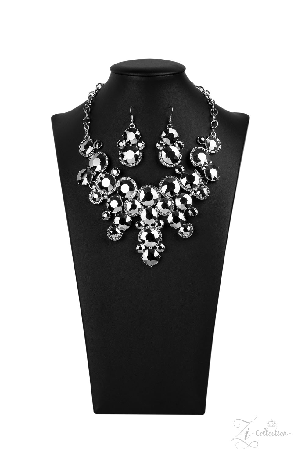 Paparazzi Fierce 2020 Zi Collection Hematite Necklace - A Finishing Touch 