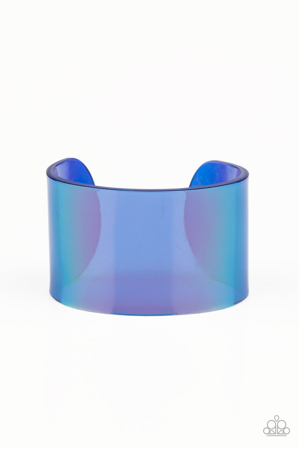Paparazzi Holographic Aura - Blue Bracelet - A Finishing Touch Jewelry