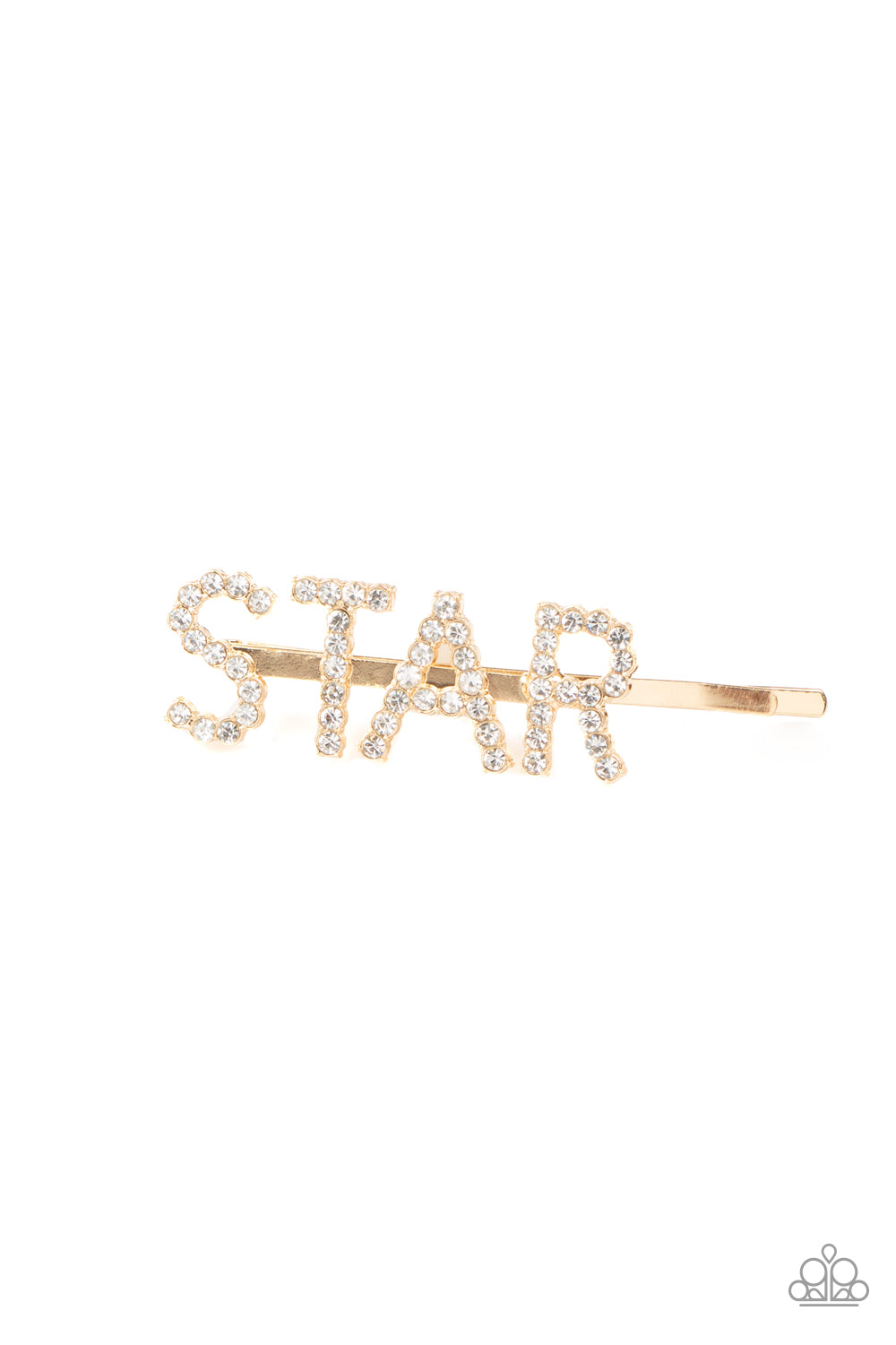 Paparazzi Star In Your Own Show - Gold Hair Clip - A Finishing Touch 